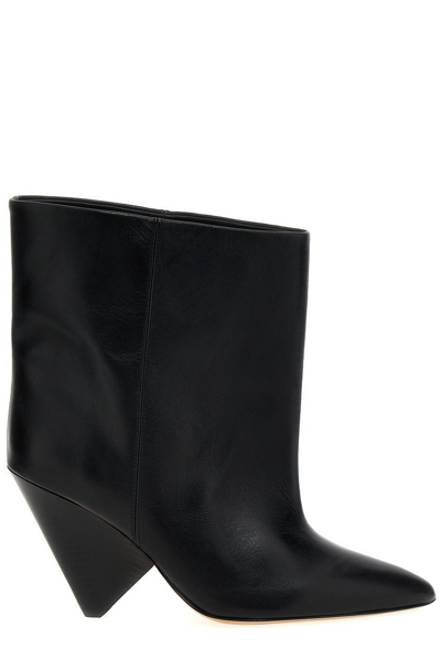 Isabel Marant Miyako 90mm Ankle Boots In Black