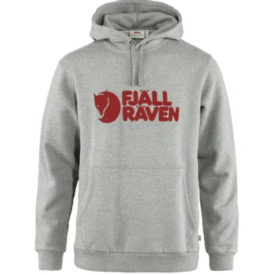 Fjall Raven Logo Hoodie (grey Melange)