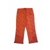 STEHMANN ORANGE AND MAGENTA LEOPARD PRINTED PULL ON TROUSERS