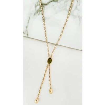 Envy Gold Lariat Style Necklace