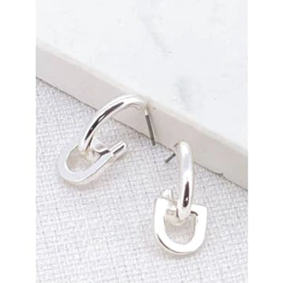Envy Silver Earrings In Metallic