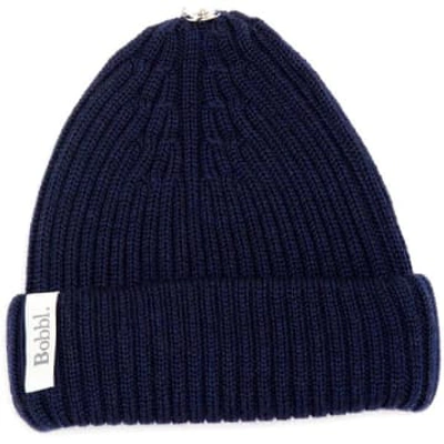 Bobbl Wool Hat In Navy