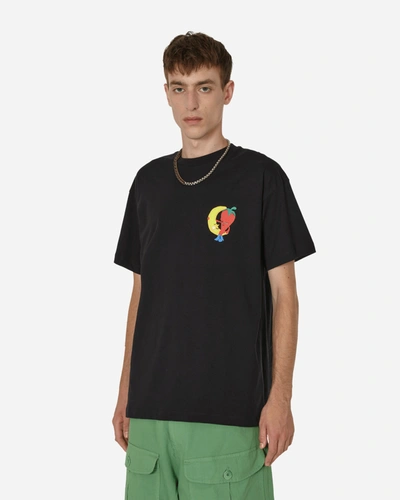 Sky High Farm Logo-print Organic Cotton-jersey T-shirt In Black