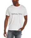 Saint Laurent Natural Black Cotton T-shirts And Polos In White