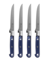 AU NAIN AU NAIN SET OF 4 STEAK KNIVES WITH PEARLIZED HANDLES