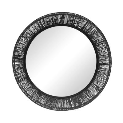 Oka Large Elio Mirror - Black