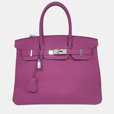 Pre-owned Hermes Birkin 30 Bag In Pink
