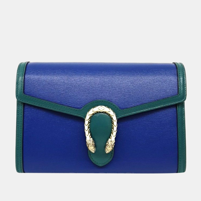 Pre-owned Gucci Dionysus Bag In Blue