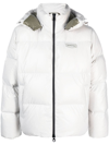 Duvetica `tifo` Hooded Padded Jacket In Gray