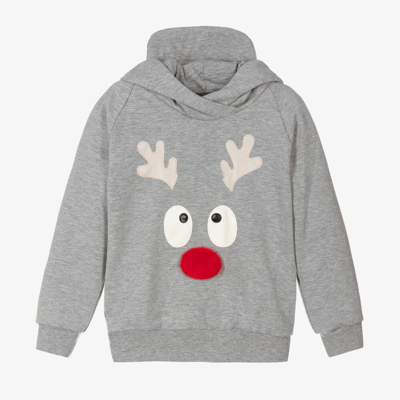 Wauw Capow By Bangbang Kids' Dasher Pullover Hoodie In Grey