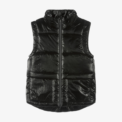 Mayoral Kids' Girls Black Padded Gilet