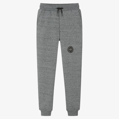 Mayoral Nukutavake Kids' Boys Dark Grey Cotton Joggers