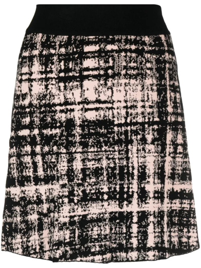 Rodebjer Tendai Check Skirt In Blush