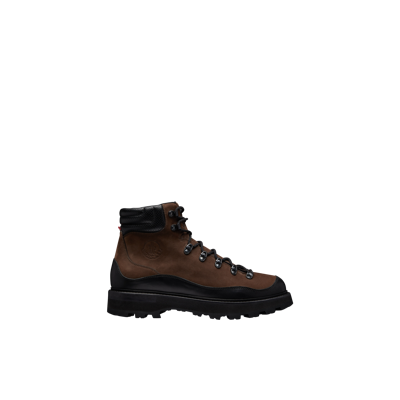 Moncler Peka Trek Hiking Boots Multicolour In Brown