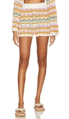 L*space Sun Ray Cover-up Shorts In Daybreak Stripe
