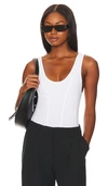 THE RANGE SUEDED JERSEY SEAMED TANK