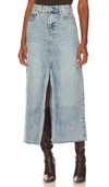 Steve Madden Avani Denim Skirt In Light Blue