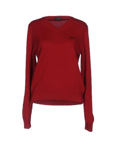 Fred Perry Jumpers In Red