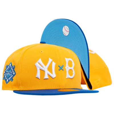 New Era Mens  Yankees X Dodgers 2t Coop Fit Cap In Yellow