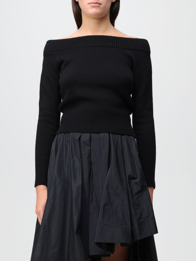 Alexander Mcqueen Top  Woman Color Black In Black