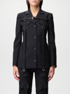 Off-white Off White Cargo Jacket With Straps In Black