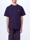 Carhartt T-shirt  Wip Men Color Violet