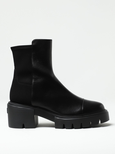 Stuart Weitzman Flache Stiefeletten  Damen Farbe Schwarz In Black