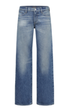 Dl1961 Drue Low Rise Wide Leg Jeans In Blue