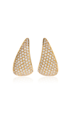 Anita Ko 18k Yellow Gold Diamond Claw Earrings In Gold