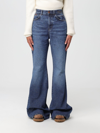 Chloé High-rise Heart-pocket Wide-leg Denim Jeans In Denim