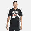 Nike Men's Dri-fit Baseball T-shirt In Black