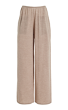Leset Stella Wide Leg Pants In Neutral