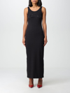 Blumarine Rib Dress In Black