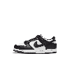Nike Kids Black Dunk Low Little Kids Sneakers In White