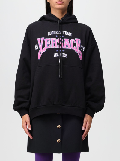 Versace 卫衣  女士 颜色 黑色 In Black