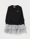 Chiara Ferragni Kleid  Kinder Farbe Schwarz In Black