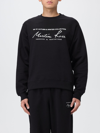 Martine Rose Logo Print Crew Neck Sweatshirt In Nero