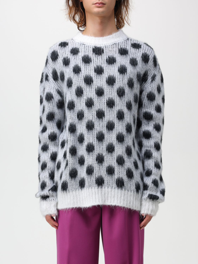 MARNI SWEATER IN MOHAIR BLEND WITH POLKA DOTS,397582001