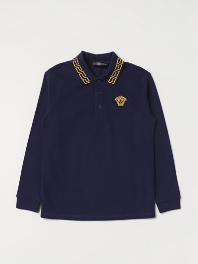 Young Versace Kids' Polo  Kinder Farbe Blau In Blue