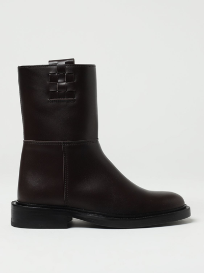 Hereu Anella Low Ankle Boots In Brown