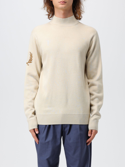 Fred Perry Pullover  Herren Farbe Yellow Cream