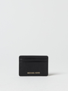 Michael Kors Jet Set Card Holder In Black