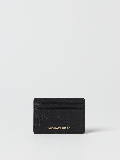 Michael Kors Jet Set Card Holder In Black
