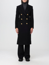 Tagliatore Double Breasted Coat In Black