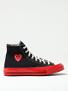 Comme Des Garçon Play Sneakers In Black