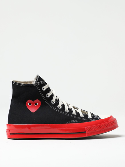 Comme Des Garçon Play Sneakers In Black
