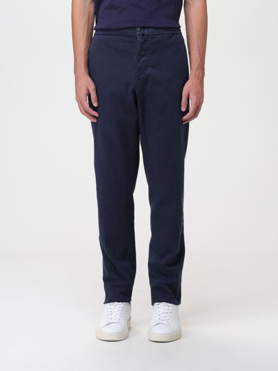 Kiton Fluid Lyocell Blend Jogger Pants In Blue