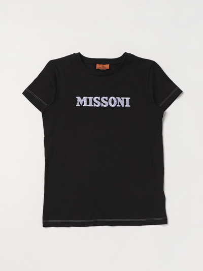 Missoni Kids' T-shirt  Kinder Farbe Schwarz In Black