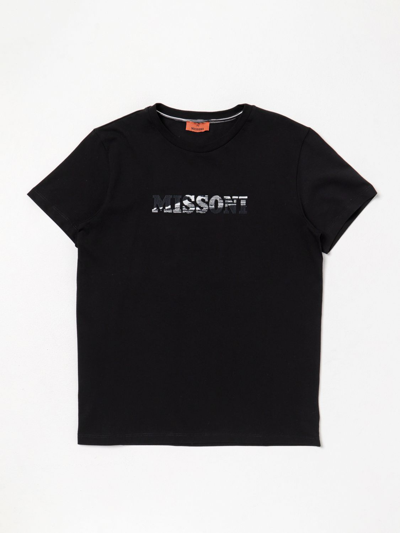Missoni Kids' T-shirt  Kinder Farbe Schwarz In Black