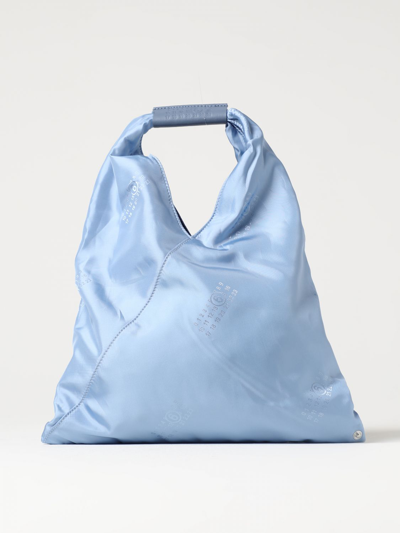 Mm6 Maison Margiela Handbag  Woman In Gnawed Blue